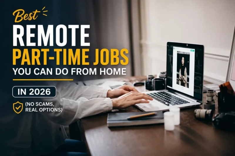 Best Remote Part-Time Jobs You Can Do From Home in 2026 (No Scams, Real Options)