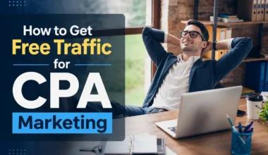 How I get free traffic for CPA marketing by choosing a micro-niche, building a simple landing page, creating useful content, and staying whitehat.