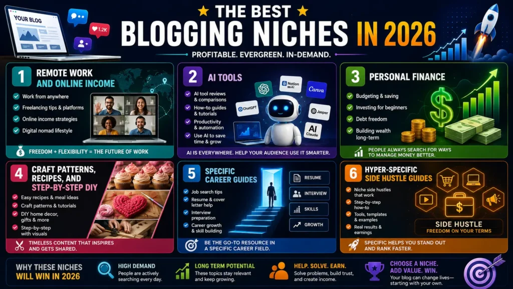 The Best Blogging Niches in 2026